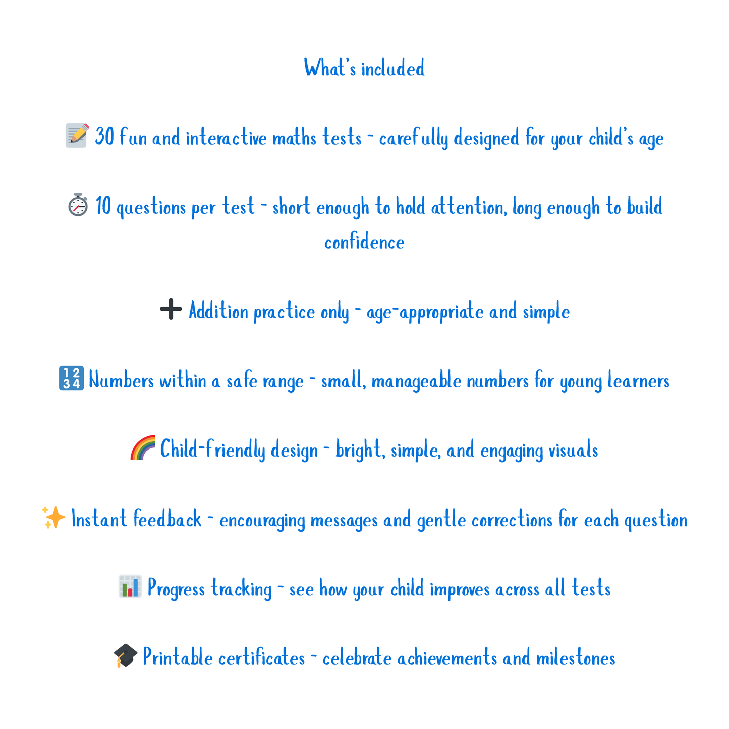 Maths Age 3 - Addition