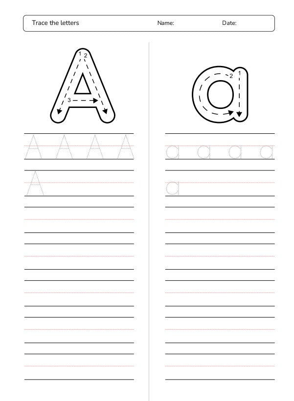 Alphabet Tracing Pack Age 0-6